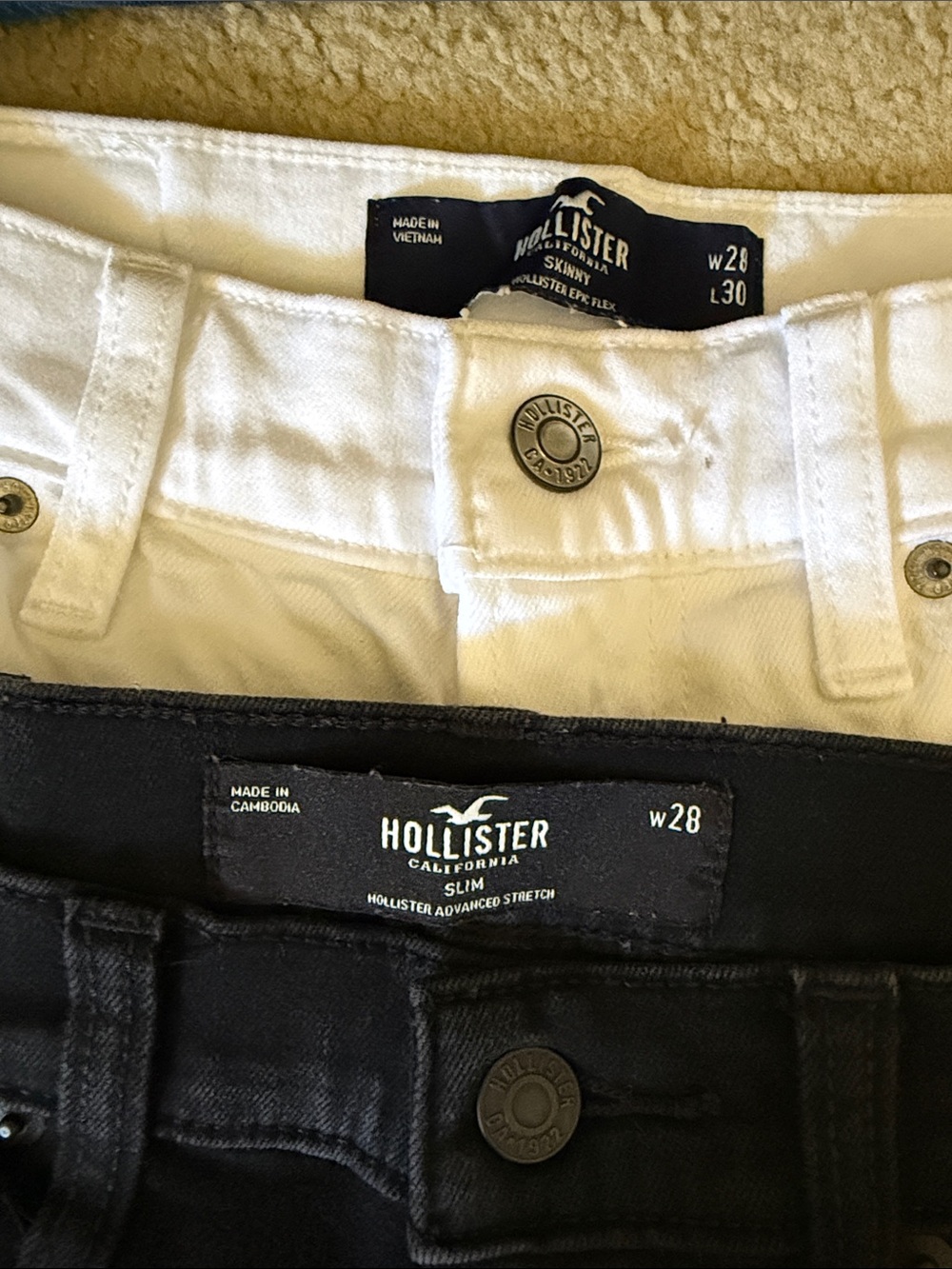 Hollister denim boys